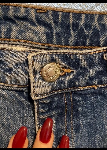 Gri Mavi Kadın Denim Pantolon - Görsel 3