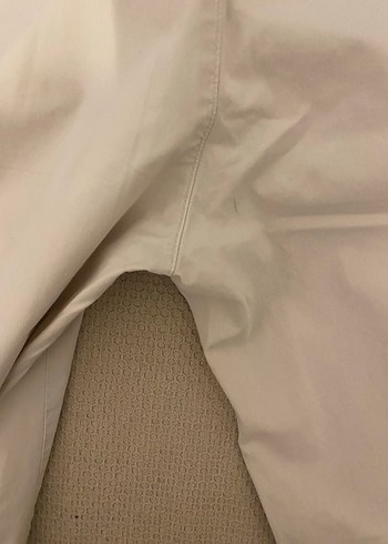 Beyaz erkek  Pamuklu  keten Pantolon HATEMOĞLU - Görsel 6