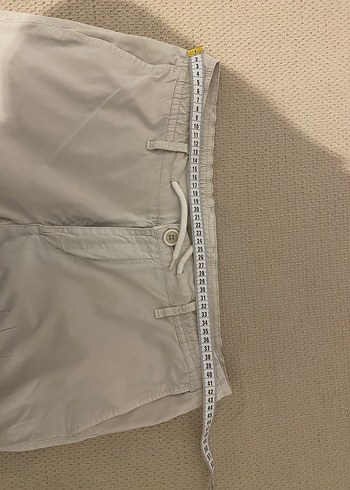 Beyaz erkek  Pamuklu  keten Pantolon HATEMOĞLU - Görsel 7