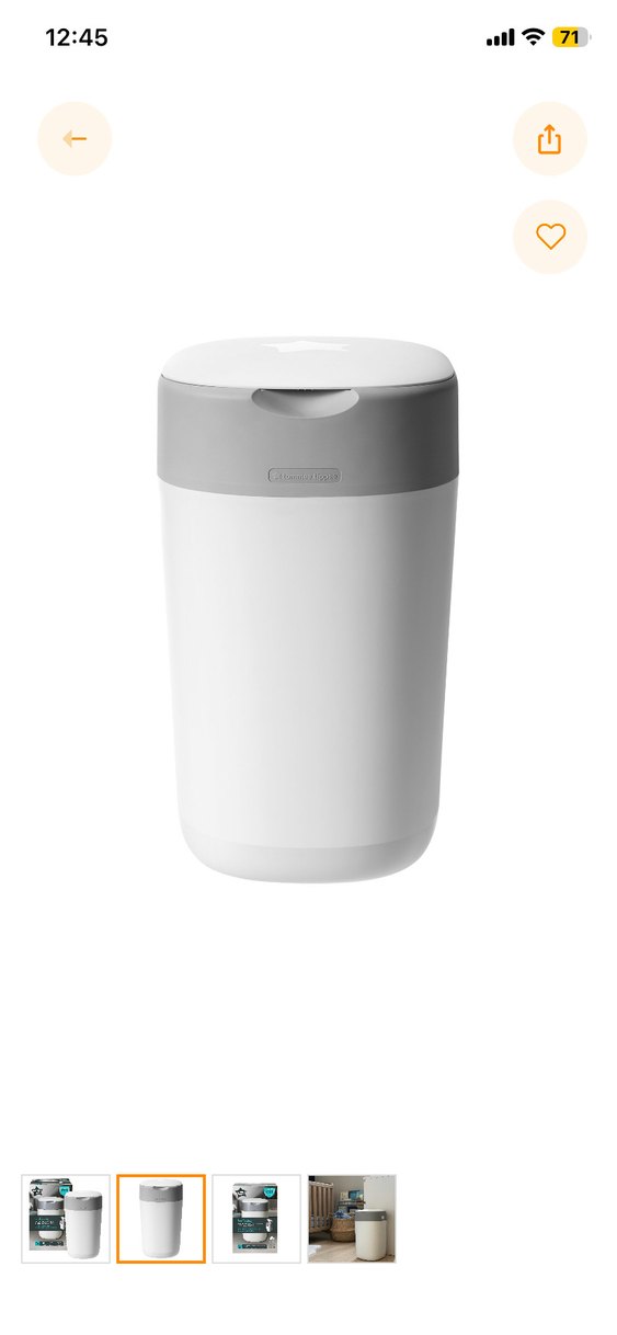 Bebek Bezi Kutusu - Koku Önleyici Kapaklı - Görsel 3