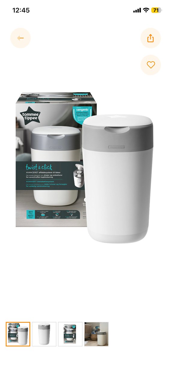 Bebek Bezi Kutusu - Koku Önleyici Kapaklı - Görsel 4