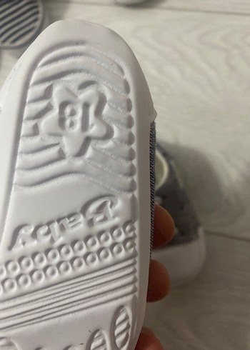 Gri Zebra Desenli Erkek Bebek İlk Adım Ayakkabısı - Görsel 5