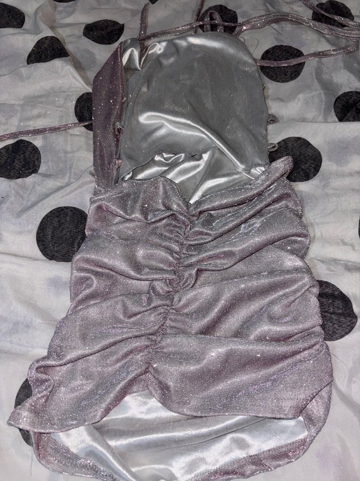 WAY OF LOVE Simli Sırt Dekolteli Mini Elbise - Görsel 4