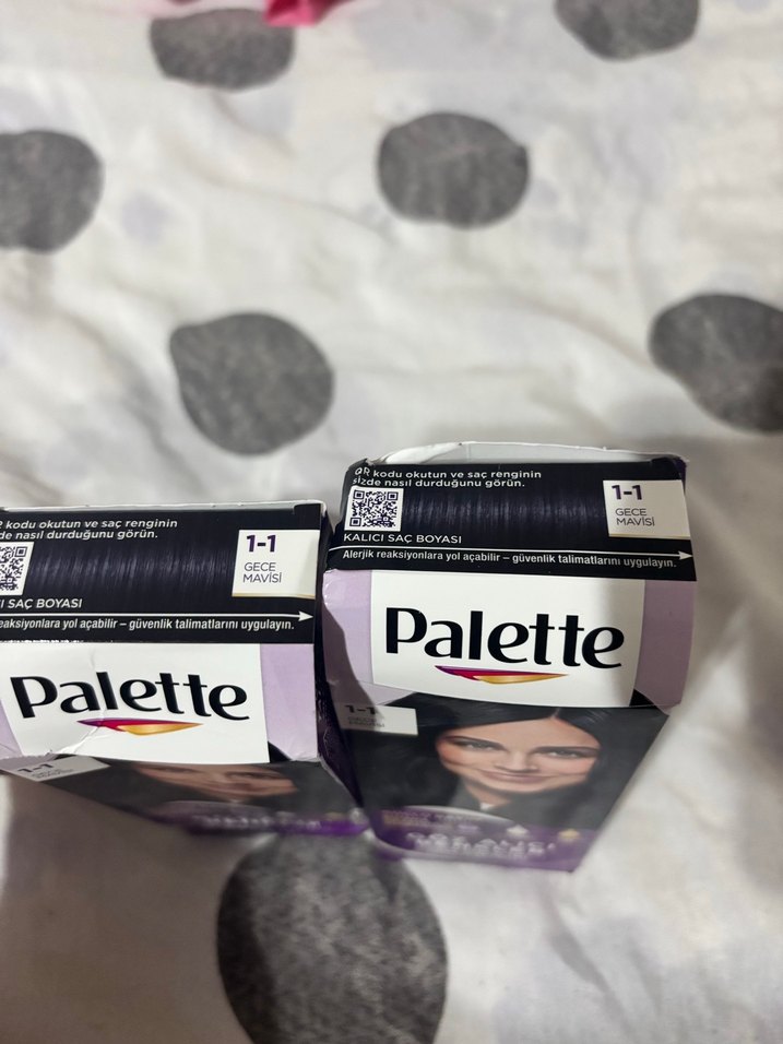 Palette Göz Alıcı Gece Mavisi saç boyası 2 adet - Görsel 2