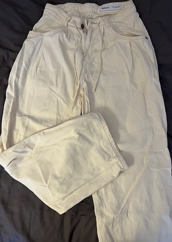 Dökümlü baggy balloon Kadın Pantolon