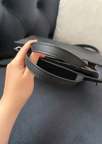 Beden siyah Renk U.S. Polo Assn. Siyah Deri Kadın Çanta