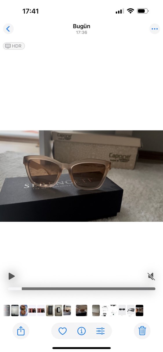 Serengeti ROLLA GSG 537001 Bej Kadın Güneş Gözlüğü - Görsel 5