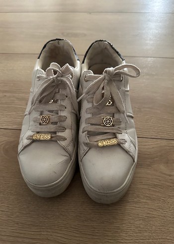 Guess Beyaz Yüksek Topuklu Sneaker