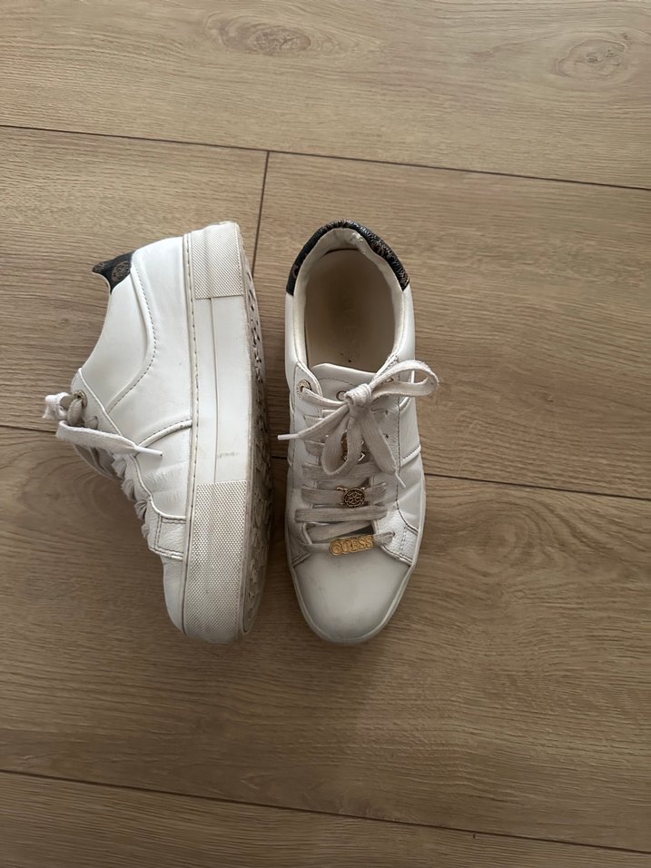 Guess Beyaz Yüksek Topuklu Sneaker - Görsel 3