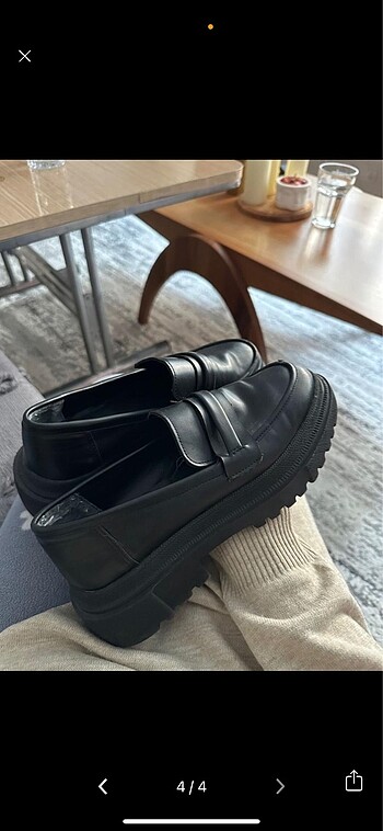 38 Beden siyah Renk Loafer