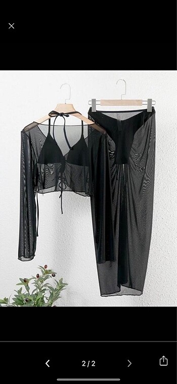 Sheinside Sadece Pareo takım