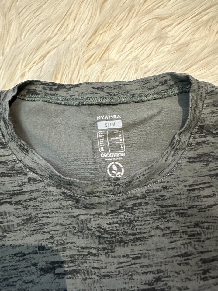 Gri 
 Oversize Tişört - Görsel 2