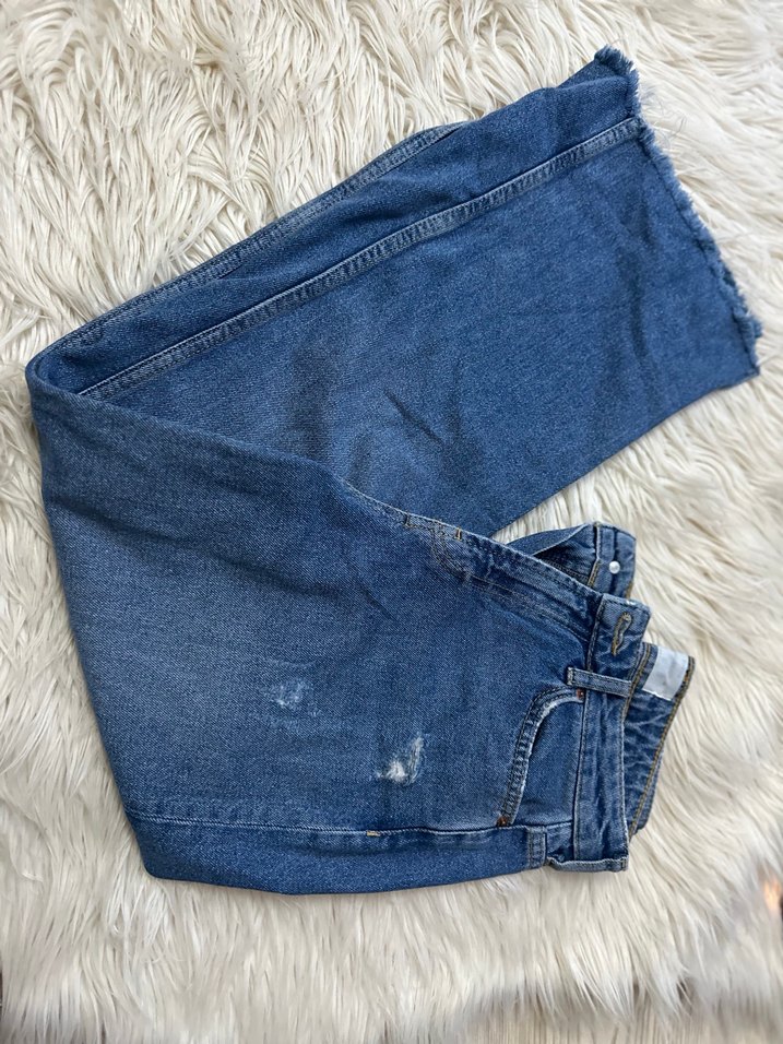 Mavi Kadın Kot Pantolon, Rahat Kesim - Görsel 2