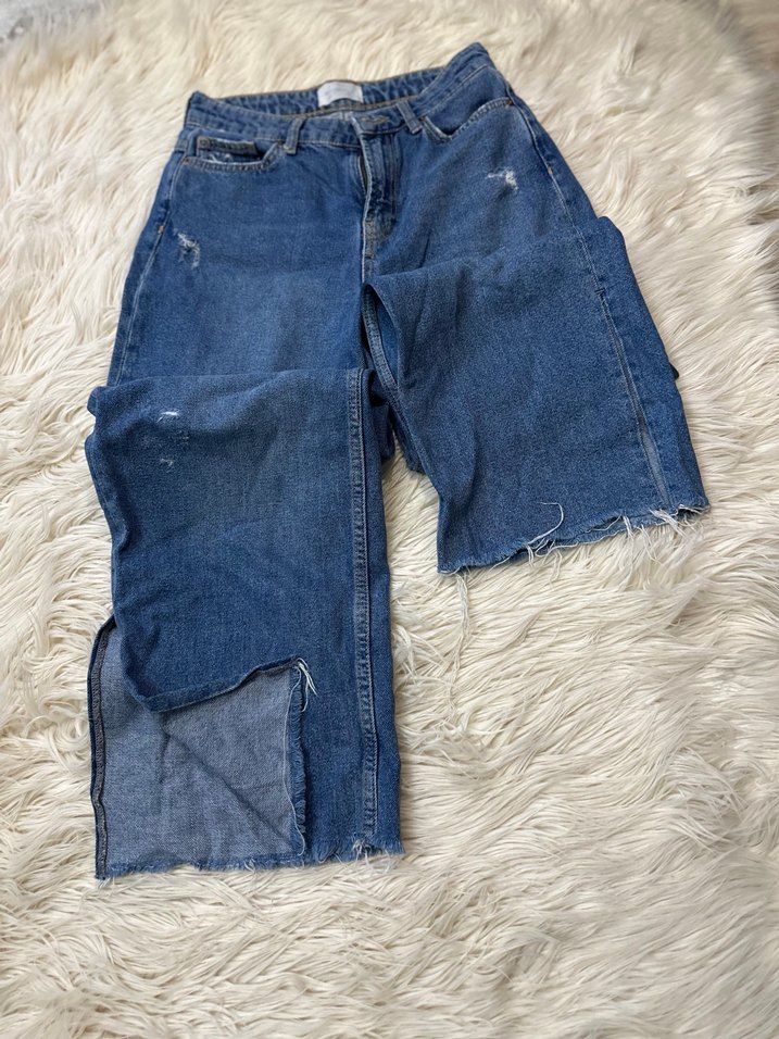 Mavi Kadın Kot Pantolon, Rahat Kesim - Görsel 3