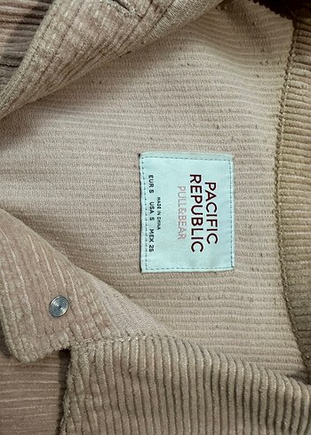 Bej Düğmeli Keten Kadın Ceket - Görsel 3