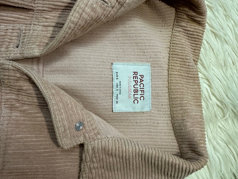 Bej Düğmeli Keten Kadın Ceket - Görsel 3