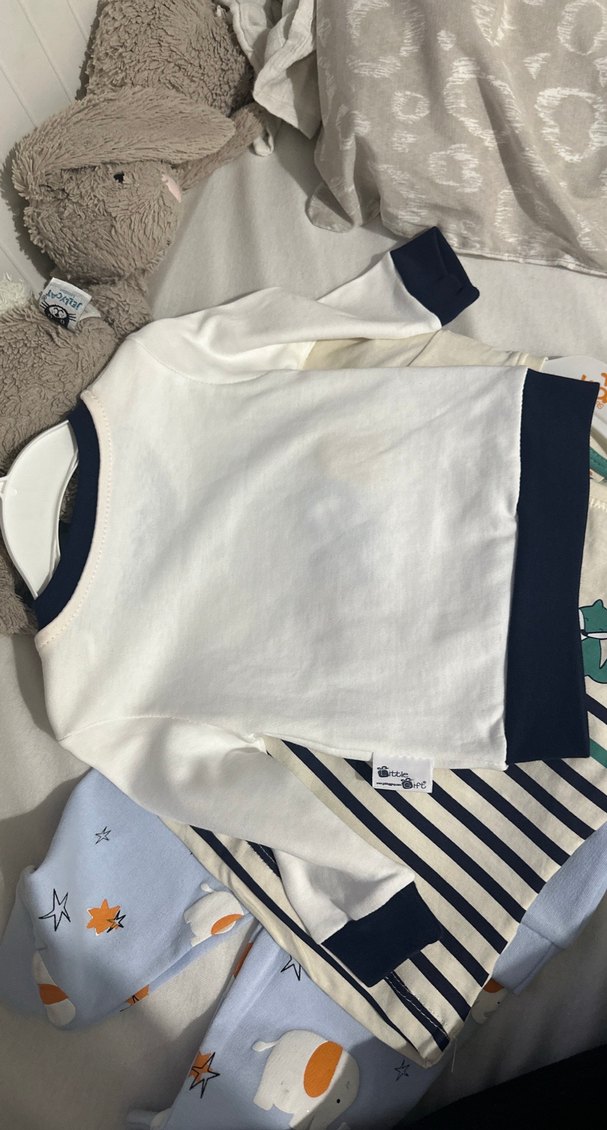 Uzun Kollu Dinozor Baskılı Bebek Takımı - Görsel 2