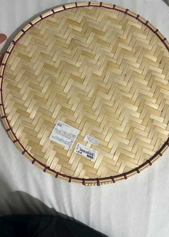 Ikea Bej Renkli Hasır Tepsi