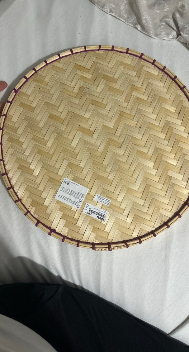 Bej Renkli Hasır Tepsi - Görsel 2