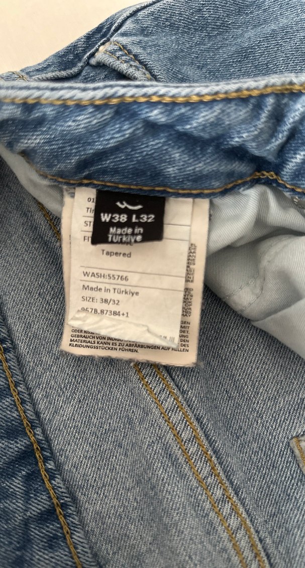 Gri Tonlu Mavi erkek Pantolon - Görsel 4