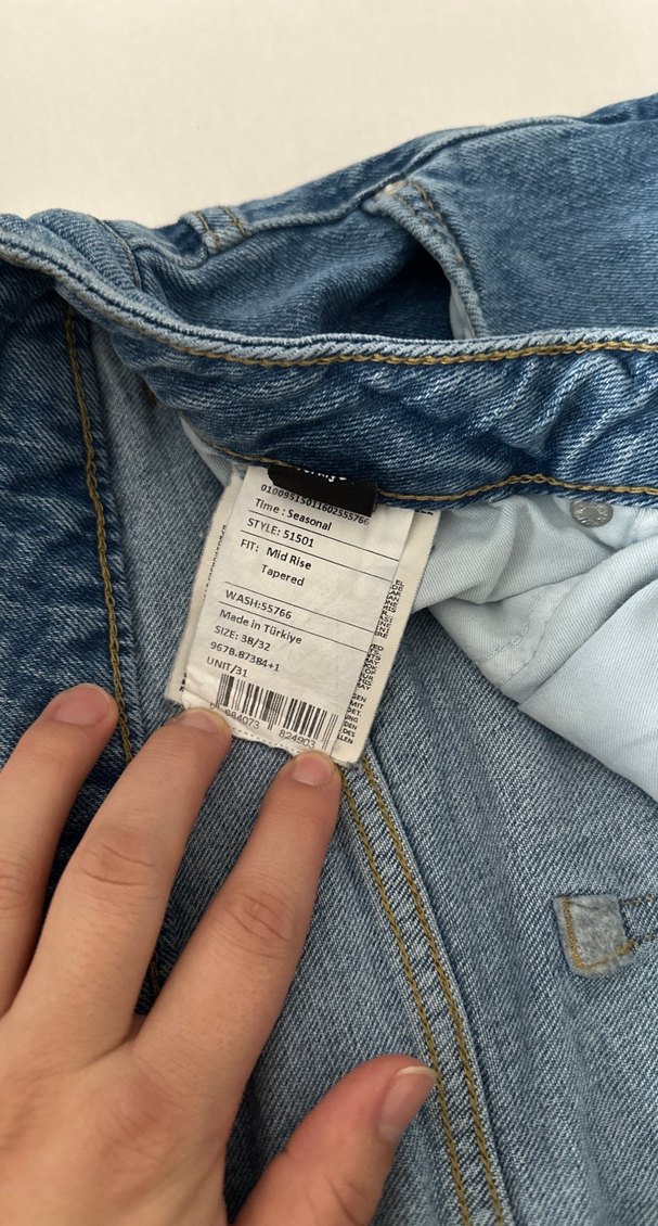 Gri Tonlu Mavi erkek Pantolon - Görsel 5