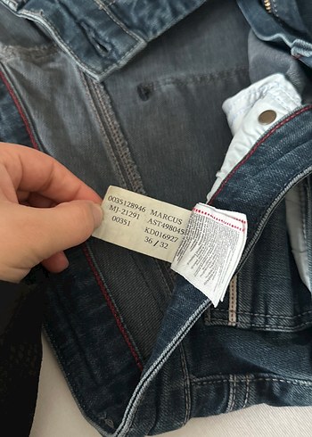 Erkek Lacivert  Denim Pantolon - Görsel 3