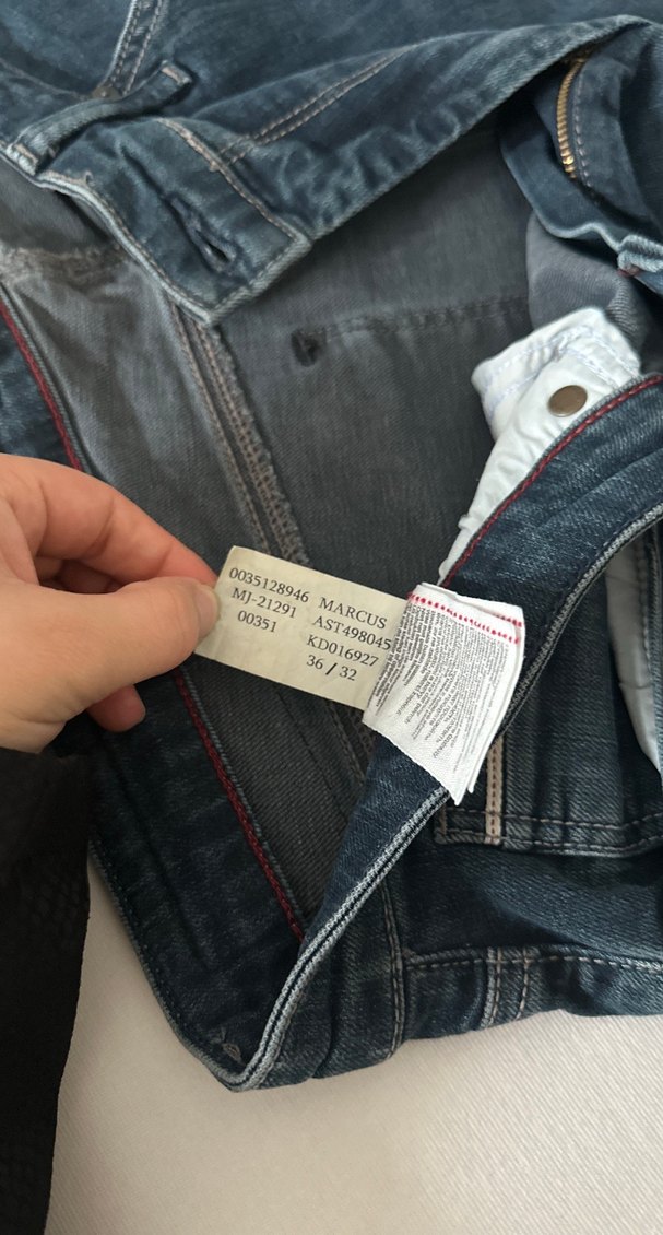 Erkek Lacivert  Denim Pantolon - Görsel 3