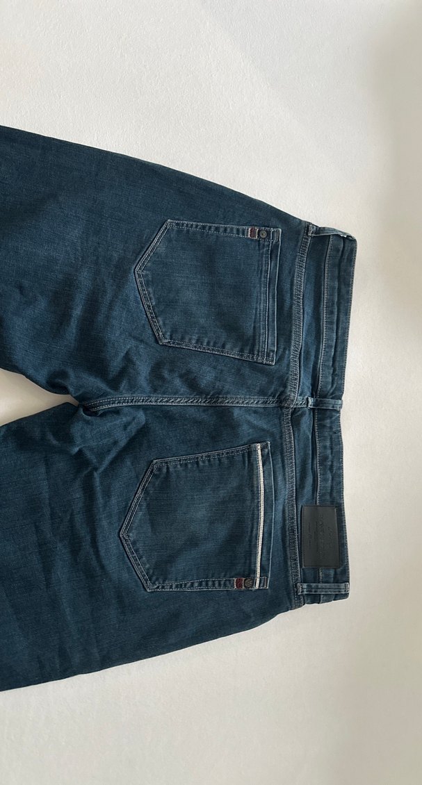 Erkek Lacivert  Denim Pantolon - Görsel 4