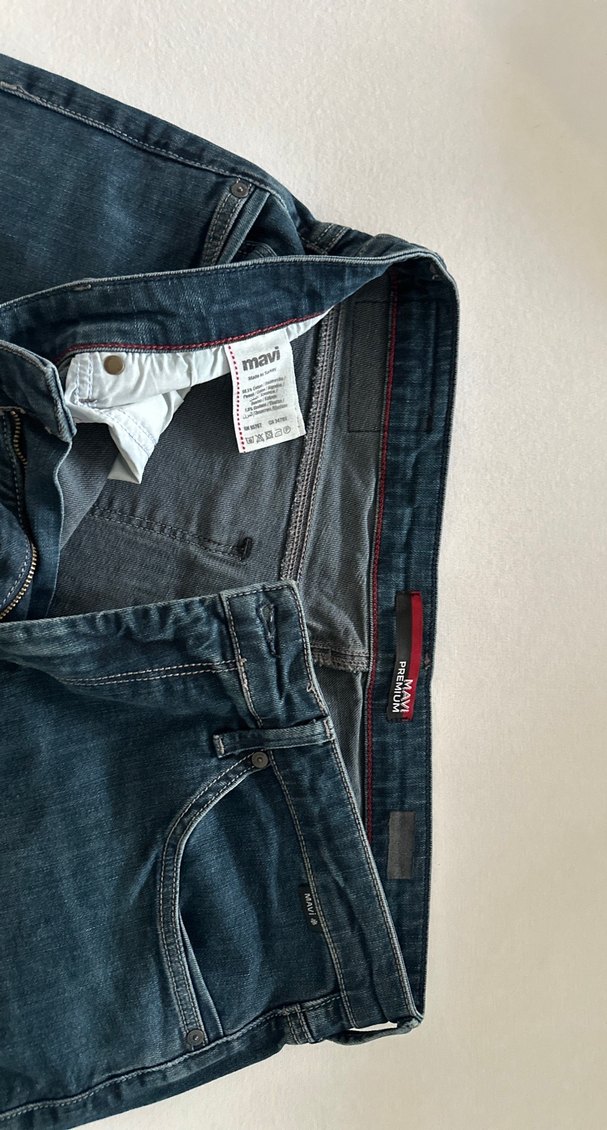 Erkek Lacivert  Denim Pantolon - Görsel 2