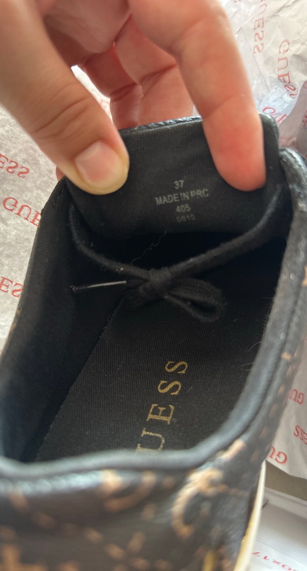 Kahverengi Yılan Desenli Platform Spor Ayakkabı - Görsel 5