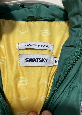 Erkek Çocuk Parlak Yeşil Fermuarlı Mont - Görsel 2