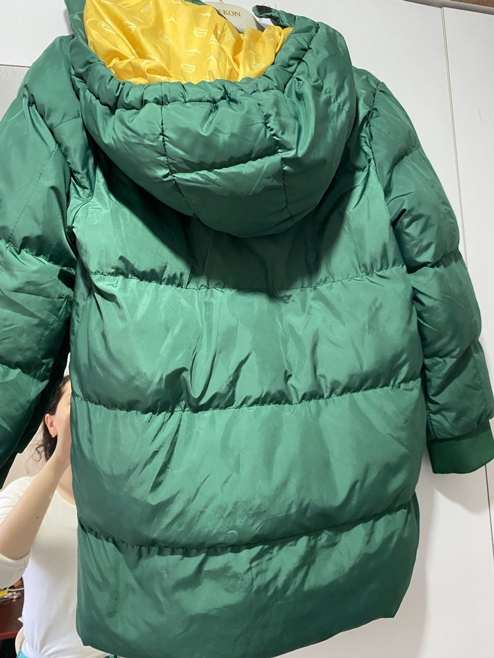 Erkek Çocuk Parlak Yeşil Fermuarlı Mont - Görsel 3