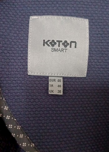 Koton Lacivert Erkek Blazer Ceket