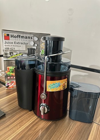 Kırmızı Hoffmans HM-621 Meyve Sıkacağı