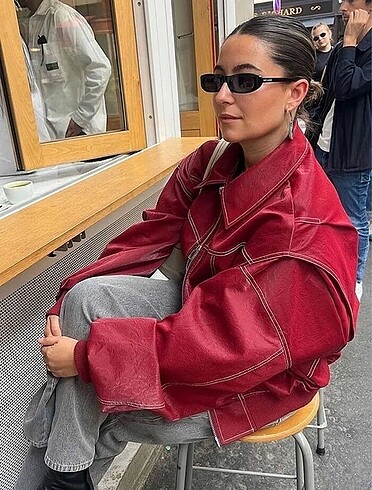 Sheinside kırmızı ceket