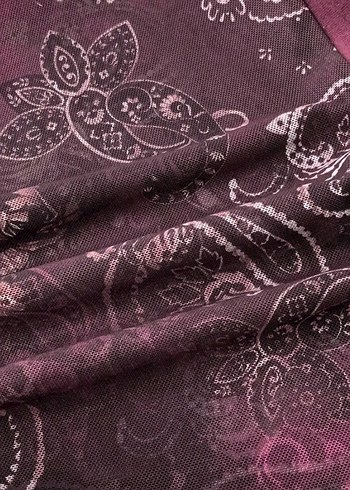 s Beden Bordo Halter Yaka Dantel Detaylı Bohem Atlet