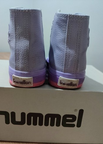 Kız Çocuk Mor Cırt Cırtlı Spor Ayakkabı - Görsel 4