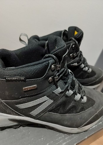 CAT Erkek Siyah Gri Bağcıklı Outdoor Ayakkabı - Görsel 4