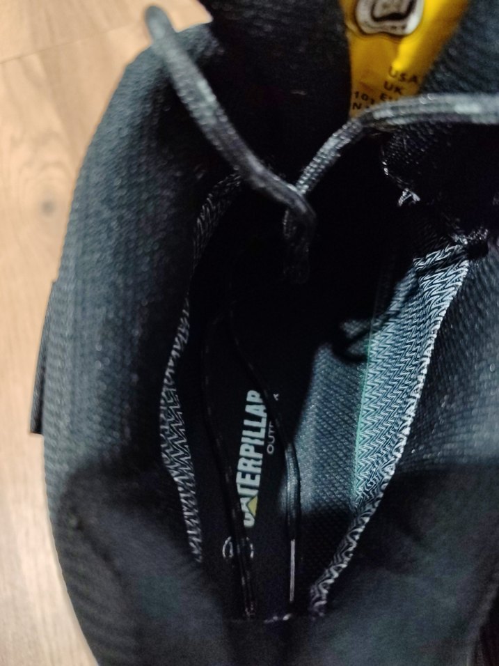 CAT Erkek Siyah Gri Bağcıklı Outdoor Ayakkabı - Görsel 3