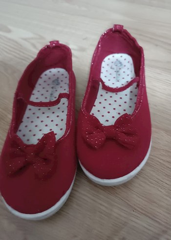 Kız Çocuk Kırmızı Fiyonklu Babet - Görsel 2