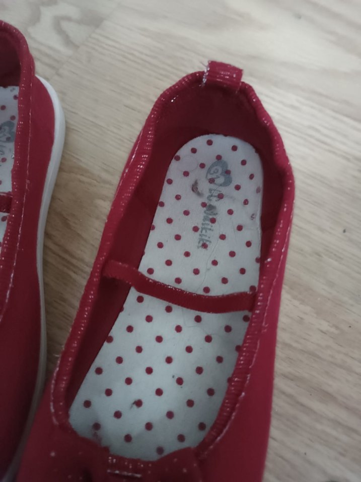 Kız Çocuk Kırmızı Fiyonklu Babet - Görsel 3