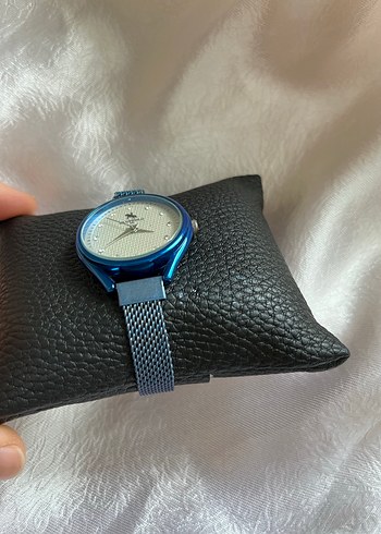 Mavi Kemerli Kadın Kol Saati - Görsel 2