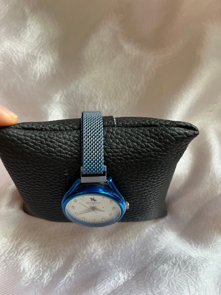 Mavi Kemerli Kadın Kol Saati - Görsel 3