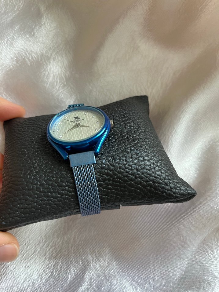 Mavi Kemerli Kadın Kol Saati - Görsel 2