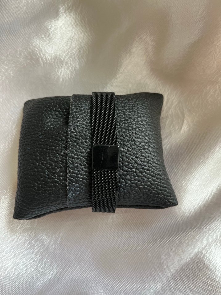 Siyah Hasır Kordonlu Kadın Kol Saati - Görsel 2