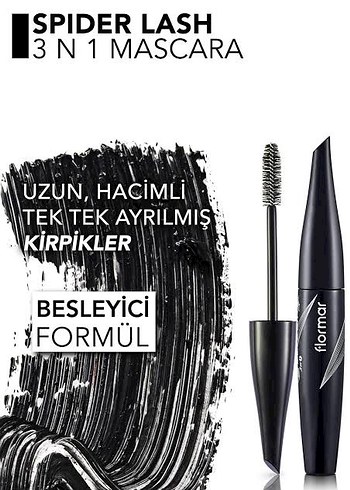 Flormar Siyah Maskara - Görsel 2