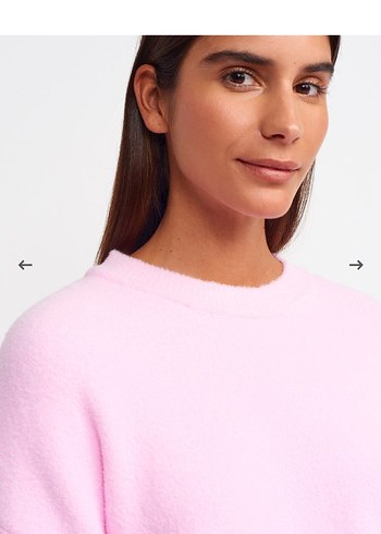 Pembe Kadın Kazak - Görsel 3