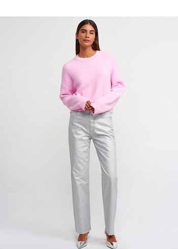 Pembe Kadın Kazak - Görsel 4