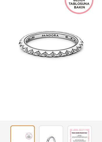Pandora ME Piramit Yüzük - Görsel 2