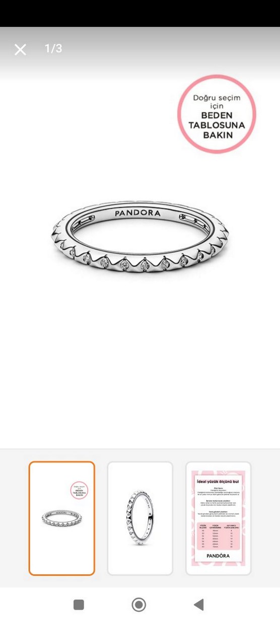 Pandora ME Piramit Yüzük - Görsel 2